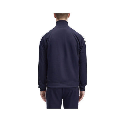 Fred Perry Felpa con zip Felpa Uomo con zip e fettuccia logata Blu A24 - FRED PERRYJ4620 - 885 - XXL - Francavilla Moda